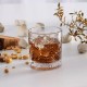 Crystal Whiskey Glasses Set Of 4, 12 oz Premium Lowball Rocks Tumblers with Heavy Base